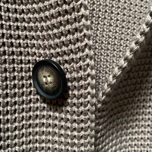 Waffle knit jacket coat. Italian designer on Facebook that has no label! - Picture 4 of 4